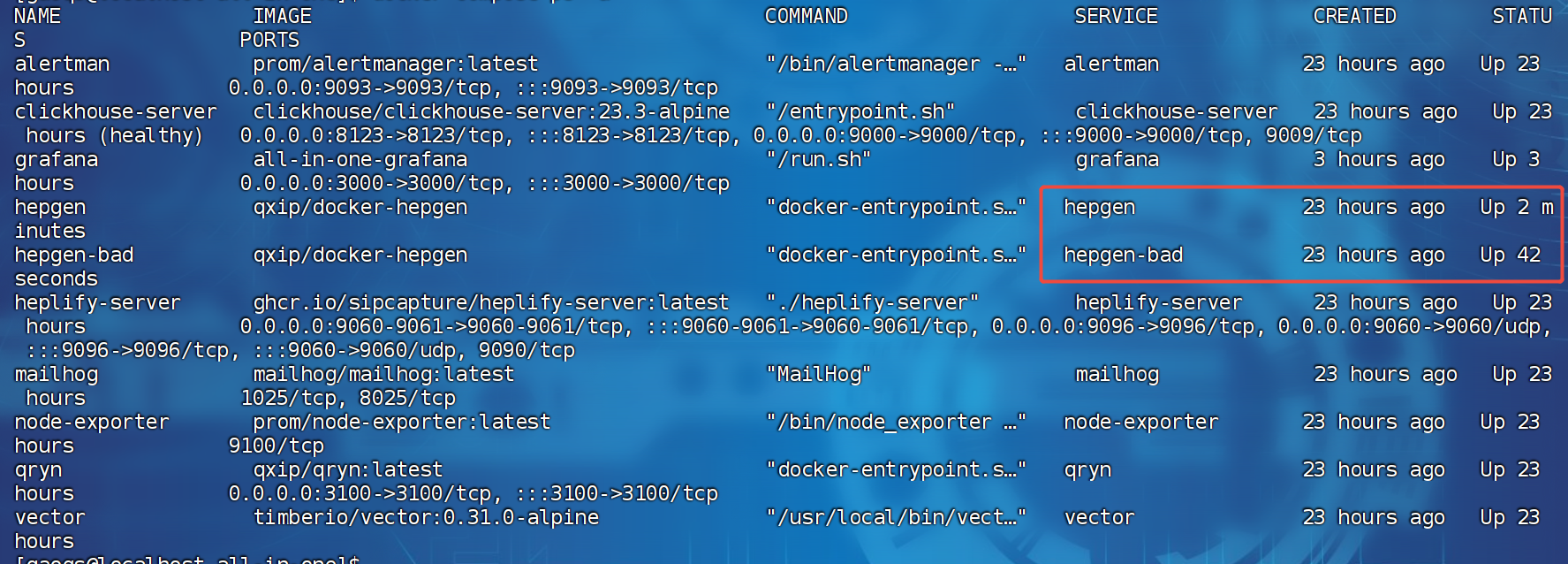 docker-compose