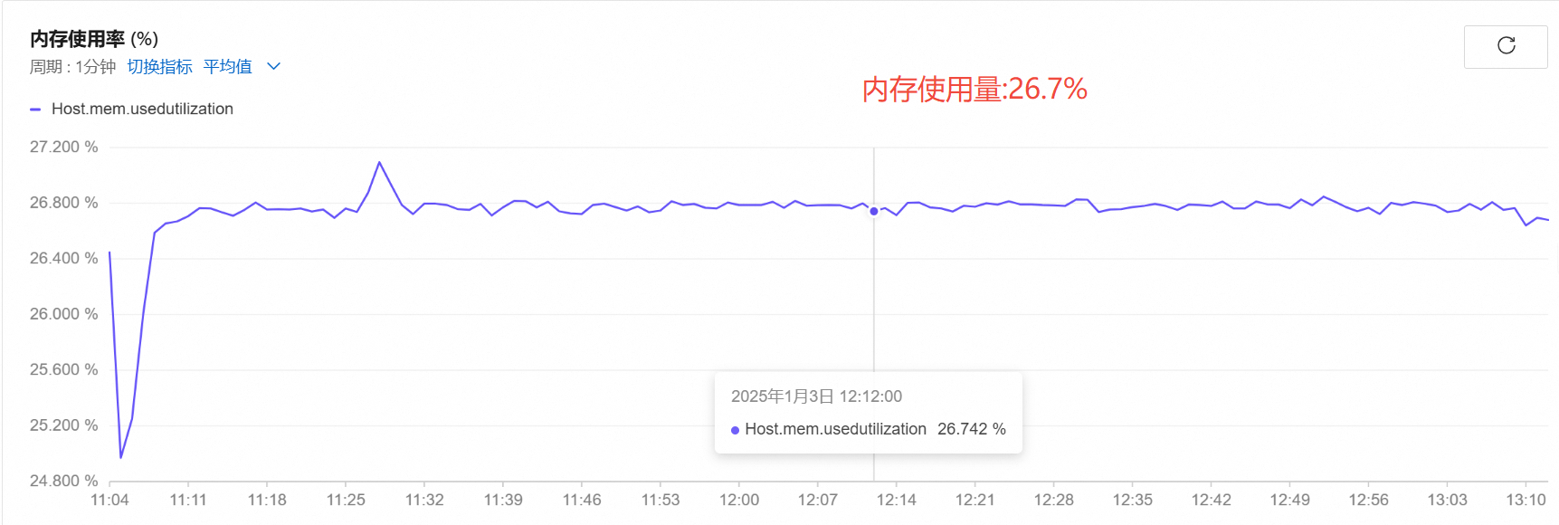 内存使用率