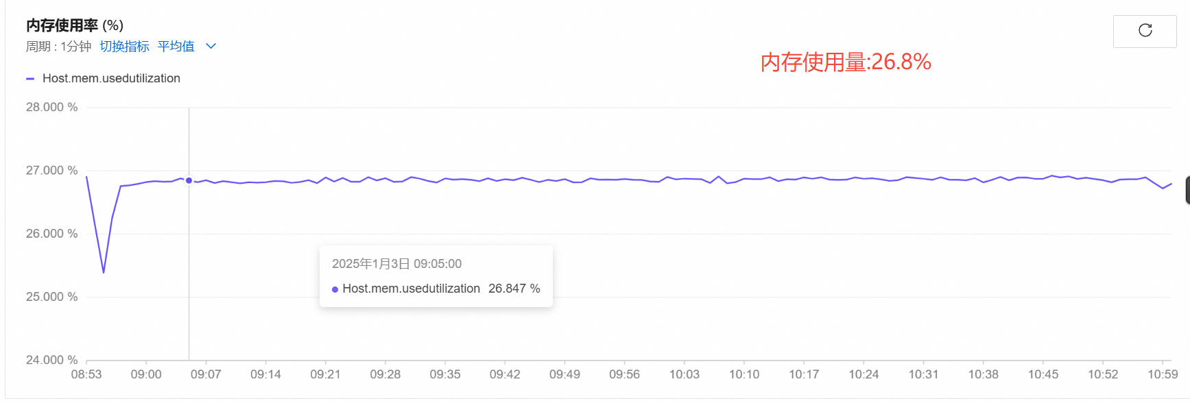 内存使用率